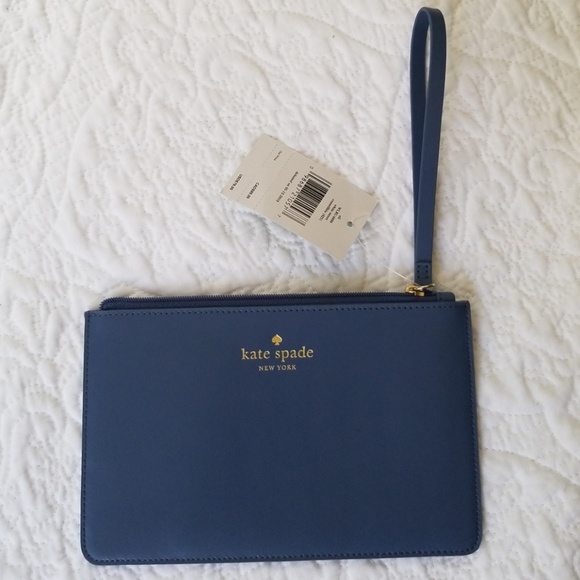 kate spade Handbags - Kate spade 2018 eli consullblu clutch/wristlet